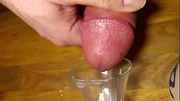 creamy cum masturbation drink